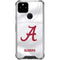 University of Alabama White Jersey Google Pixel 5 Clear Case